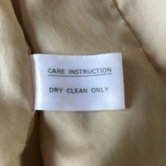 J Gallery beige trench coat size 10 - Picture 13 of 16